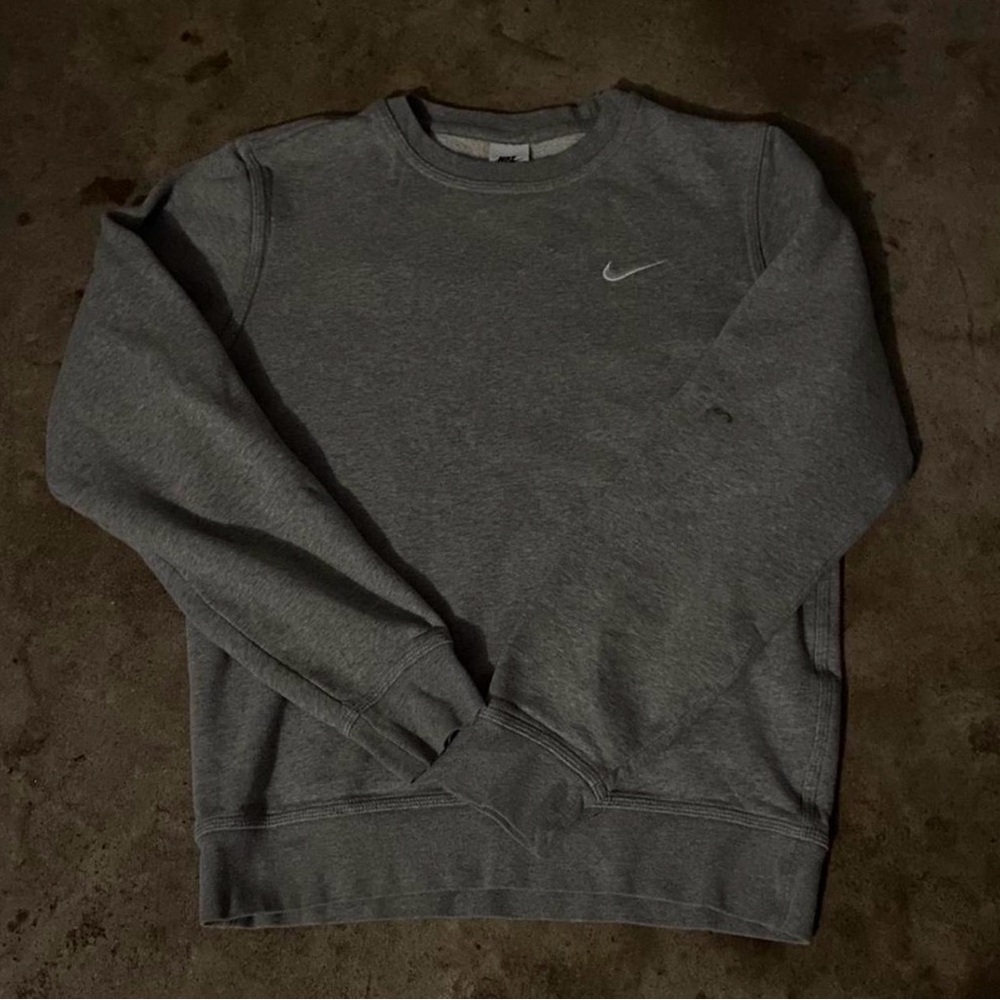 Nike Men's Charcoal Crewneck Sweater